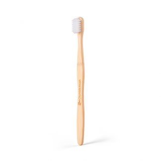 Humble bambus tandbørste - hvid voksen, sensitive